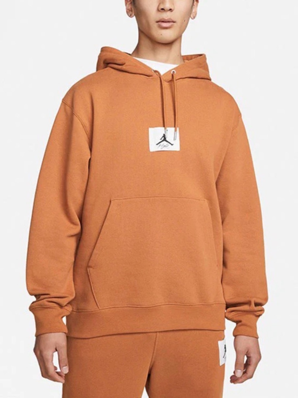 Nike Air Jordan Essentials Flight Fleece Hoodie Desert Bronze Tan Men’s Size XL